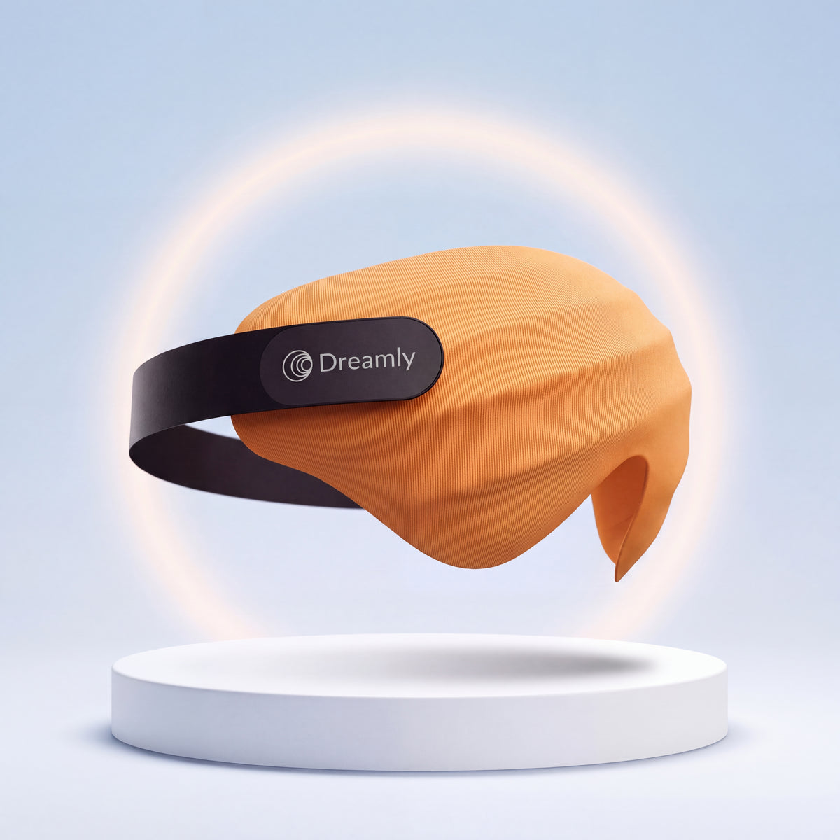 Dreamly 4S Pro™ – Regulowana maska do spania z pianką memory, blokuje światło, zapewnia głęboki sen.
